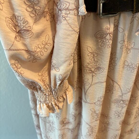 REFKA Tiered Prairie Dress Floral Sz12 Equestrian Fairy Cottage Ranch Southern - Picture 5 of 10